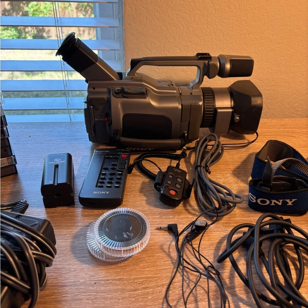Sony Gray Camcorder Set with Accessories
